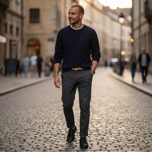 SEAL OF SUTRO CO. Leather Oxford Shoes Black 8